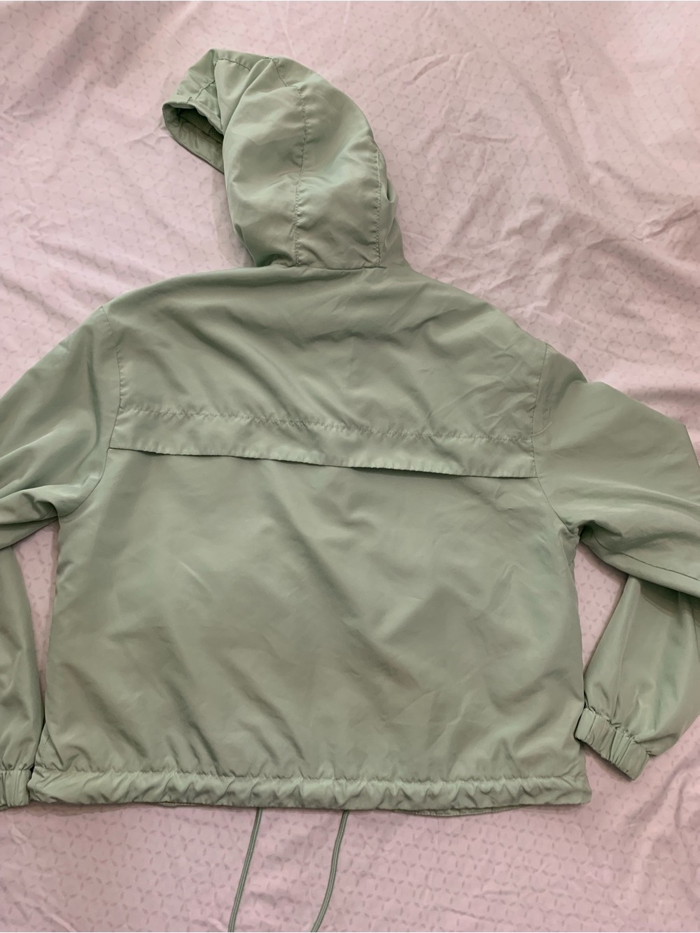 H&M Light Sage Hooded Jacket with Drawstring - Picture 3 of 3